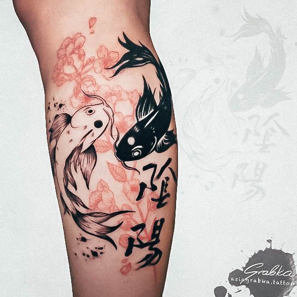 Great Yin Yang Tattoos For Women