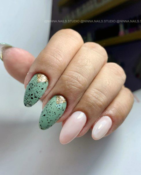 Green Dress Nail Design Inspiration For Women