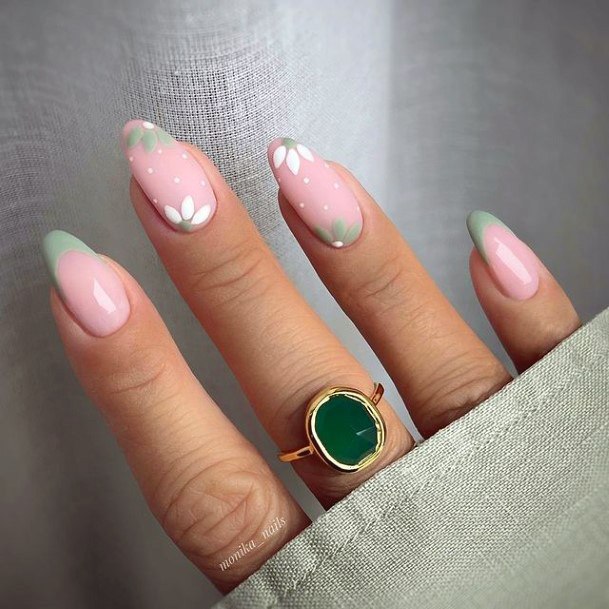 Green Dress Womens Feminine Green Dress Nails