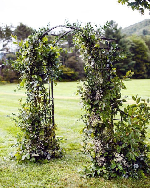 Green Goddess Magical Inspiration Wedding Arch Ideas