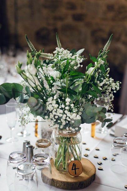 Green Rustic Wedding Flowers