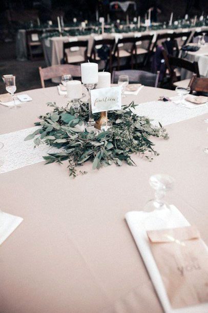 Green Themed November Wedding Flowers