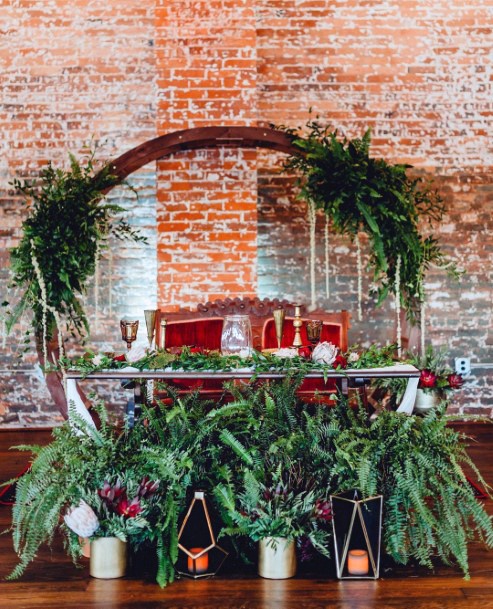 Greenery Boho Wedding Decor