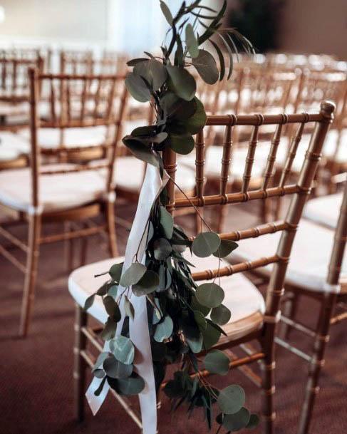 Greenery Eucalyptus Wedding Aisle Pew Decor