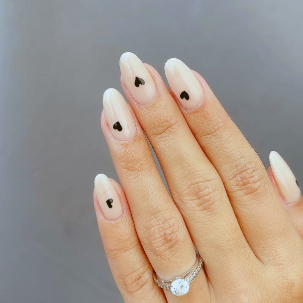 Grey Dress Nail For Ladies