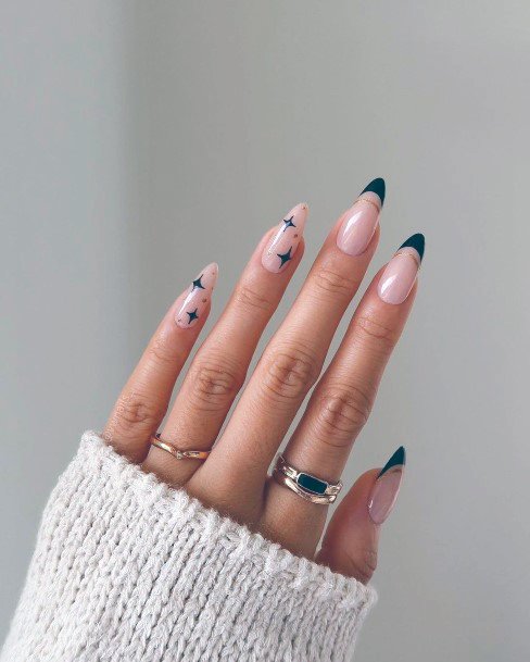 Grey Dress Womens Nail Ideas