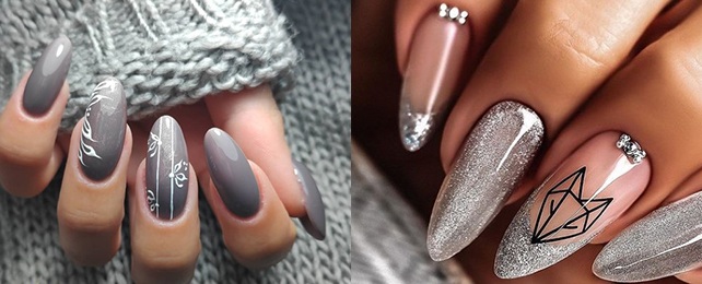 Top 100 Best Grey Nail Ideas For Women – Neutral Fingernail Designs
