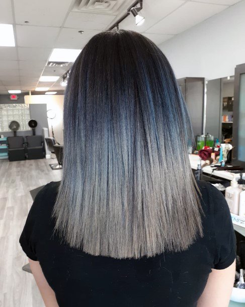 Grey Ombre Hairstyles Feminine Ideas