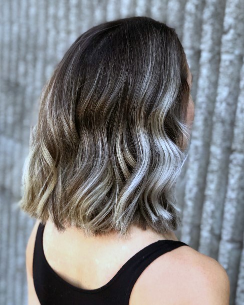 Grey Ombre Hairstyles For Ladies