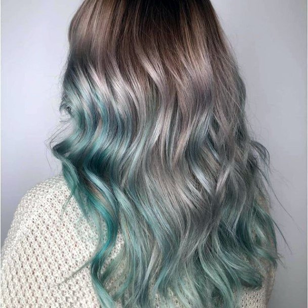 Grey Ombreic Womens Grey Ombre Hairstyles Ideas