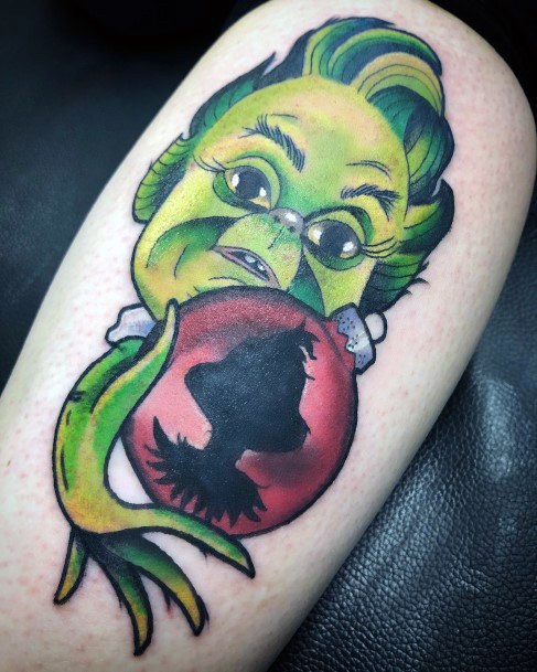 Grinch Woman Tattoo Art