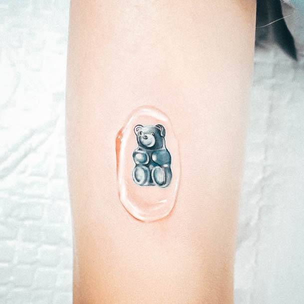 Gummy Bear Female Tattoo Designs