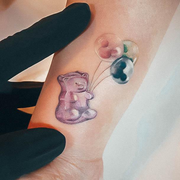 Gummy Bear Tattoos For Girls