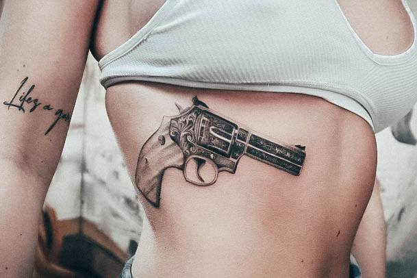 Gun Girls Tattoo Ideas