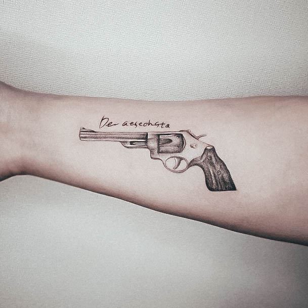 Gun Girls Tattoo Ideas