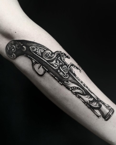 Gun Tattoos For Girls