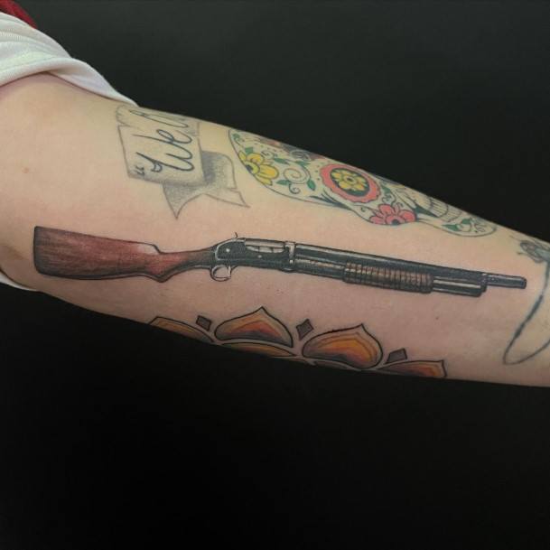 Gun Tattoos For Girls