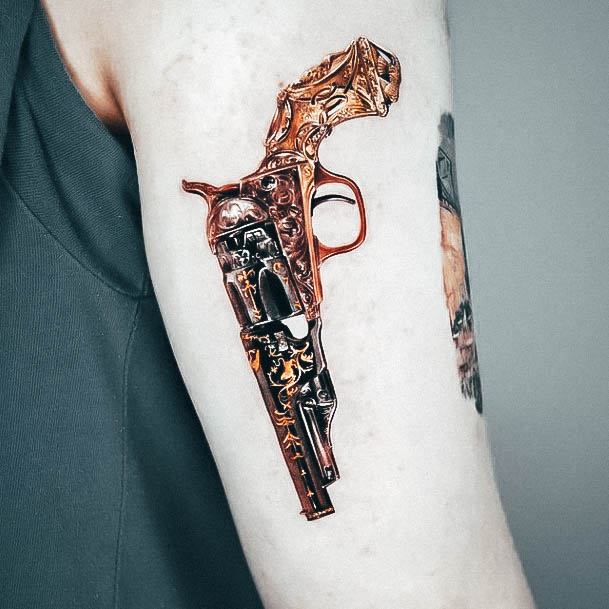 Gun Womens Tattoos