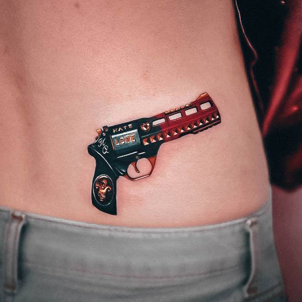 Gunic Womens Gun Tattoo Designs