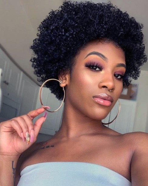 Hairstyles For Black Women 70s Inspired Natural Fro