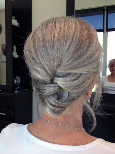 Hairstyles For Women Over 50 Pulled Back Low Style