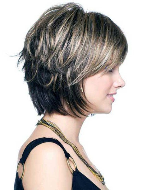 Hairstyles For Women Short Edgy Cut With Feathered Layered Medium Brown