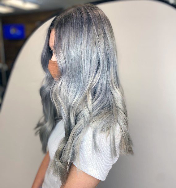 Hairstyles Ideas Grey Ombre Design For Girls