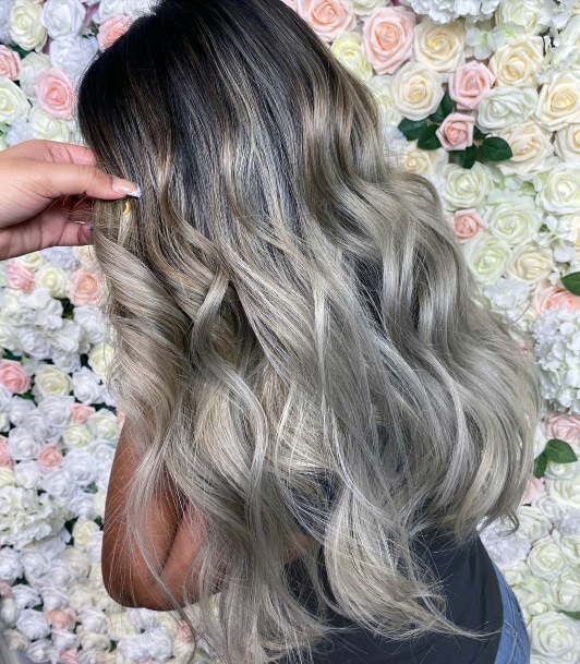 Hairstyles Ideas Womens Grey Ombre Design