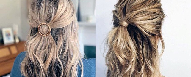 Top 60 Best Half Up Hairstyles For Women – Trendy Hair Looks