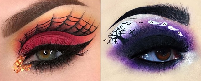 Top 50 Best Halloween Eyeshadow Ideas For Women – Spooky Makeup Designs