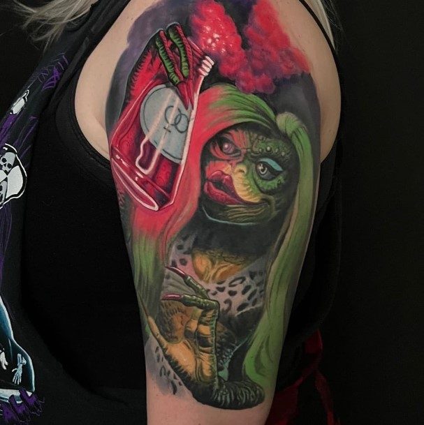 Halloween Womens Tattoo Designs