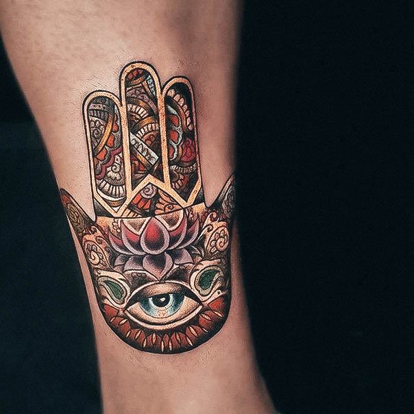 Hamsa Tattoo Design Inspiration For Women