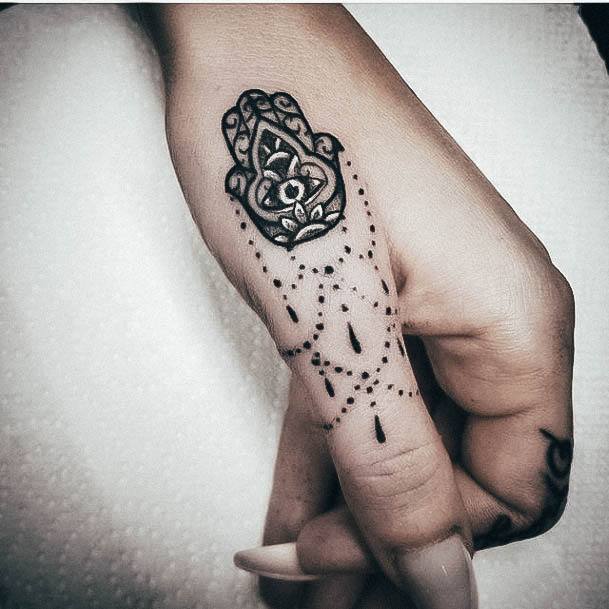 Hamsa Tattoos For Girls