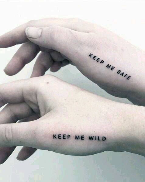 Hand Sister Tattoo Sayings