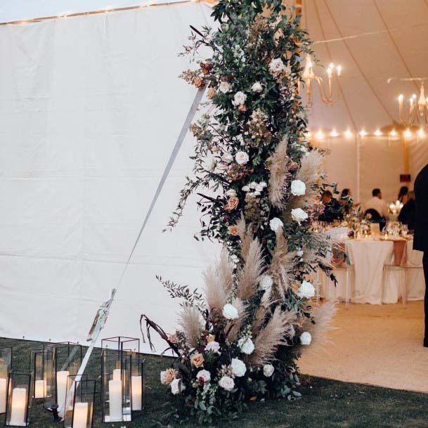 Hanging Candles Wedding Tent Decorations