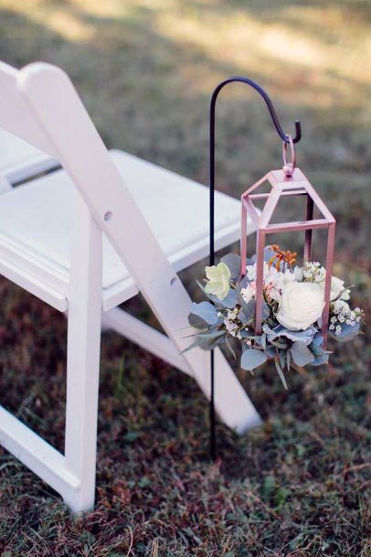 Hanging Lantern With Blossoms Decor Wedding