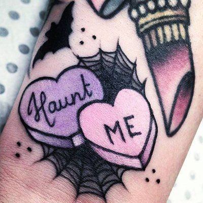 Haunted Heart Tattoo Women