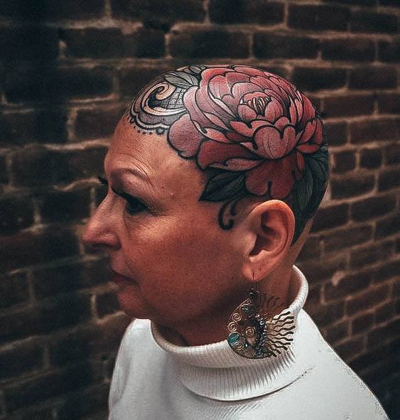 Pin on Head Tattoos for Females