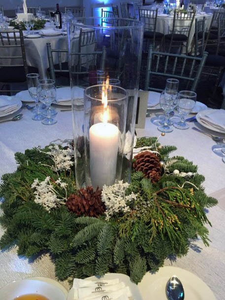 Healthy Green Winter Wedding Flower