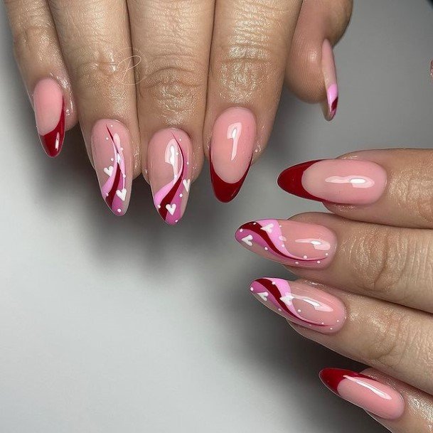 Heart Nail Feminine Designs