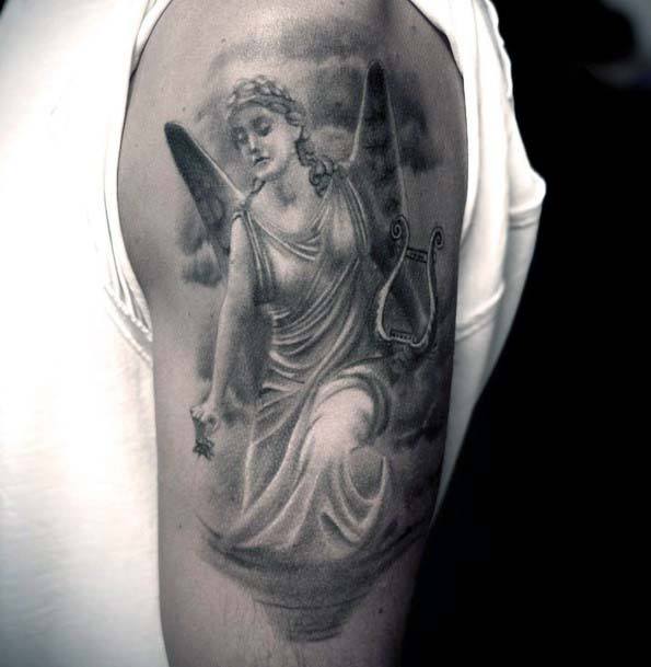 Heavenly Angel Tattoo For Women