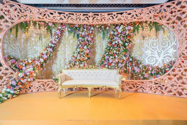 Heavenly Wedding Stage Decoration