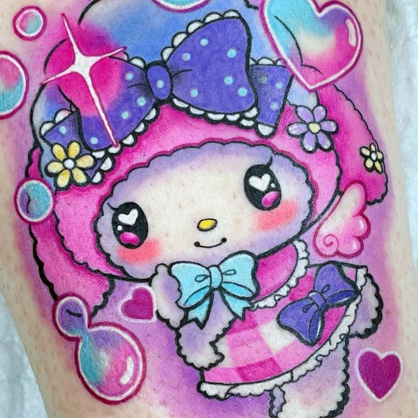 Hello Kitty Girls Tattoo Ideas
