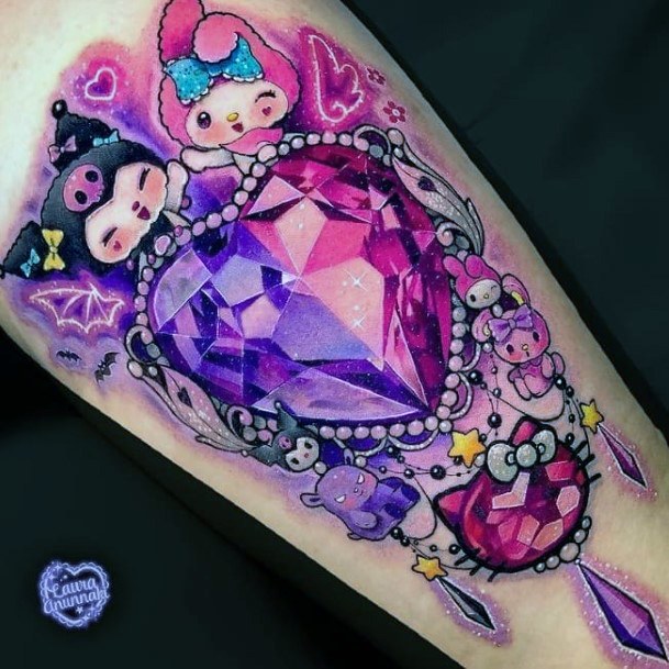 Hello Kitty Tattoo Feminine Designs