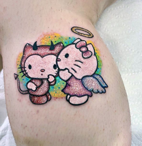 Hello Kitty Womens Feminine Hello Kitty Tattoos