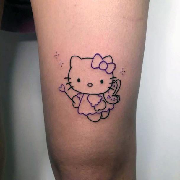 Hello Kitty Womens Tattoo Ideas