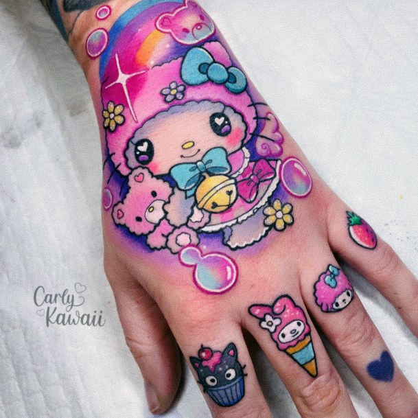 Hello Kitty Womens Tattoos