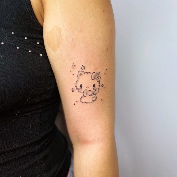 Hello Kittyic Womens Hello Kitty Tattoo Designs