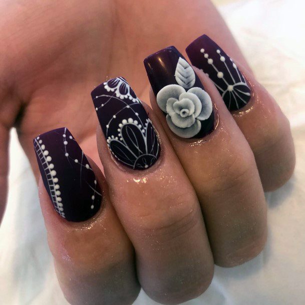 Henna Womens Nail Designs