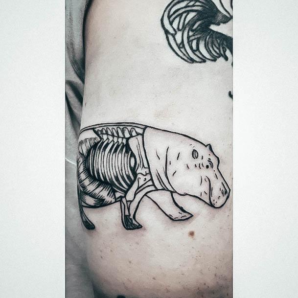 Hippo Tattoos For Girls